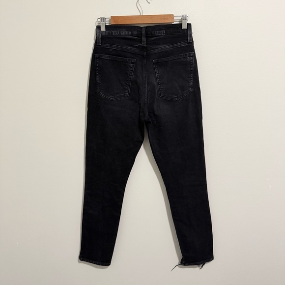 Etica Black Raw Step Hem Jeans - Picture 5 of 5